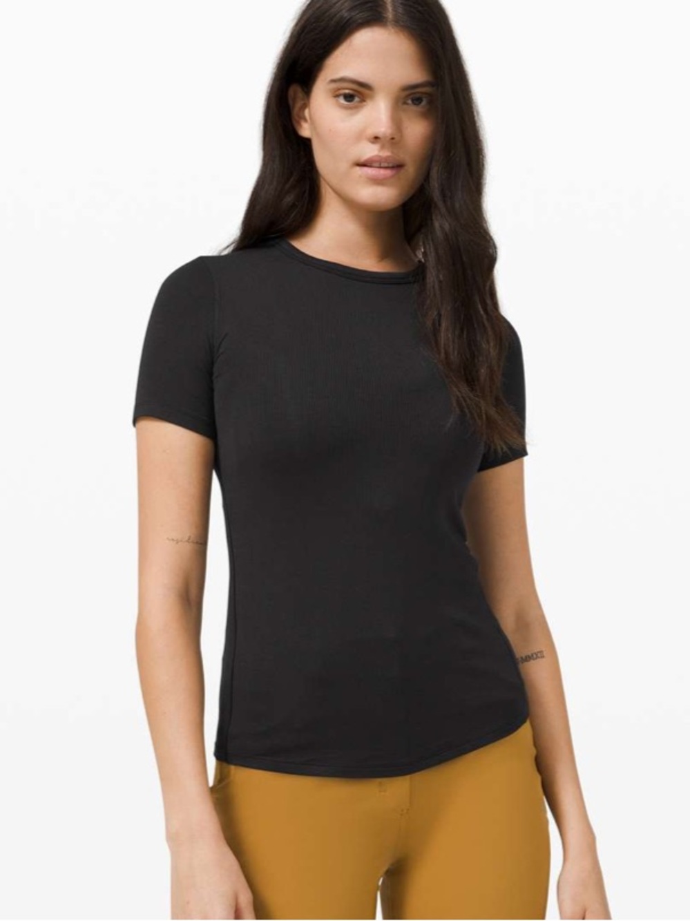 Lululemon Hold Tight Short Sleeve Black 6